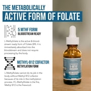 Triquetra Health L-Methylfolate (15 mg) Plus Methyl-B12