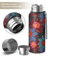 thumbnail image 2 of 20 Oz Pioneer Flower Coffee Tumbler Double Wall Insulated Stainless Steel Water Bottle | Metal Reusable Thermoses Flask with Cup Cap | Leak & Sweat Proof with Anti-Dust Lid, 2 of 7