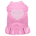 thumbnail image 1 of Chevron Heart Screen Print Dress Light Pink 4X (22), 1 of 1