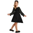 thumbnail image 3 of Arshiner Girl Tulle Dress Winter Long Sleeve Teen Girls Party Casual Dresses, 3 of 8