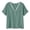 Mint Green, variant on SROBPTY Womens T-Shirts Solid V Neck Short Sleeve Lace Loose Breathable Summer Tops for Casual Wear