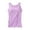 Purple, variant on Women Built-In Bra Tank Tops Sleeveless Loose Fit Retro Tank Shirts Pilates Gym Activewear Wirefree Support Basic Undershirt