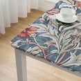 thumbnail image 4 of BANET Original Design Table Cloth for Rectangle Tables Wipeable Polyester Fabric Table Cover Kitchen Dinning Decorations Outdoor Washable white, 4 of 7