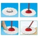 thumbnail image 4 of 2 piezas de repuesto de fregona de fácil escurrido, microfibra para Vileda, 4 of 5