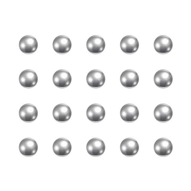 Unique Bargains Billes de Roulement en Acier Inoxydable 440C de 5 mm G25 de Précision, Lot de 250