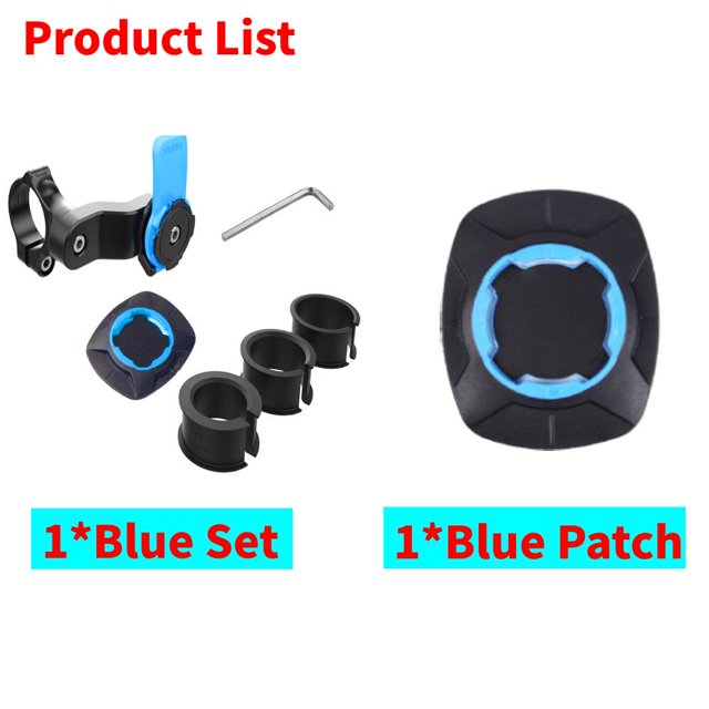 Soporte de teléfono para motocicleta y bicicleta, accesorio de seguridad con bloqueo cuádruple, giratorio de 360 ° para Xiaomi y iPhone Fivean unisex