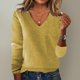 thumbnail image 2 of Ploknplq Hoodies for Women,Sweatshirt for Women,Trendy Queen Hoodie,Sweater Spring One Word Shoulder Exposed Shoulder Hood Jacket Sweater,Graphic Hoodies,Long Sleeve Shirts for Women Yellow L, 2 of 3