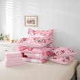 thumbnail image 6 of Castle Fairy Kids Kawaii Salamander Bedding Comforter Set,Plaid King Bedding Sets, 6 of 8