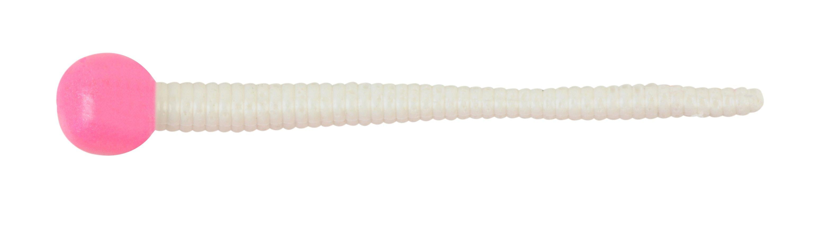(2 pack) Berkley PowerBait Floating Mice Tails Fishing Bait, Bubblegum/White, 3in | 8cm