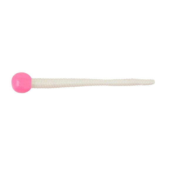 Berkley PowerBait Floating Mice Tails Fishing Bait, Bubblegum/White, 3in | 8cm