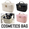thumbnail image 3 of 2-in-1 Detachable Makeup Bag for Women, Large Capacity Waterproof Cosmetic Organizer with Brush Cover, Portable Travel Toiletry Pouch, 3 of 7