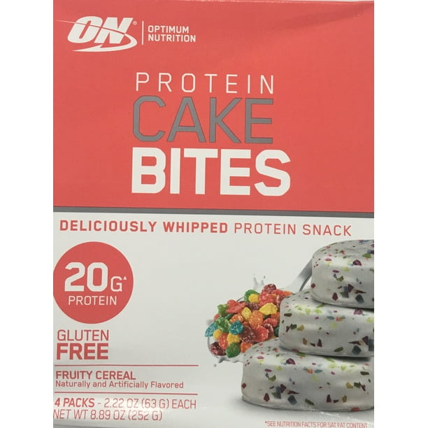 Optimum Nutrition Protein Cake Bites, Fruity Cereal, 20g
