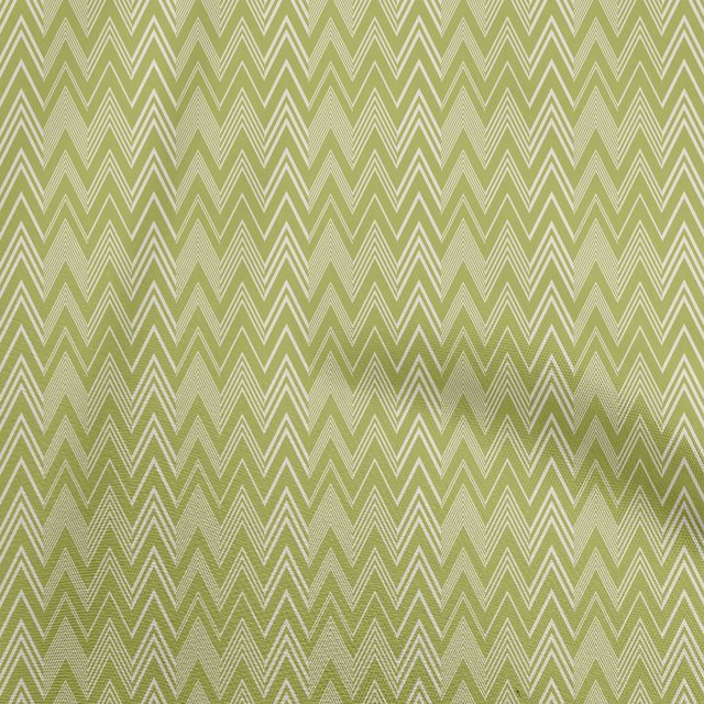 oneOone Georgette Viscose Light Green Fabric Chevron Sewing Craft Projects Fabric Prints By Yard 42 Inch Wide