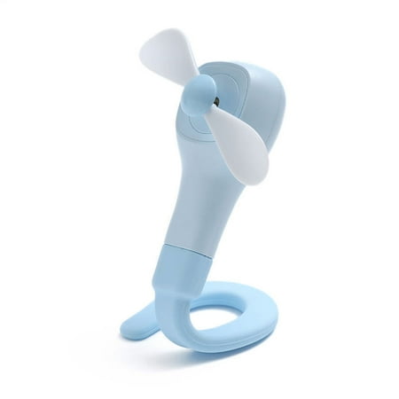 

Egebert Hand Held USB Fan Variety of Shapes Desk Portable Mini Creativity Fan Silent Handheld Multifunctional Can Be Wound Can Be Laid Flat Can Be Hung