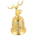 thumbnail image 1 of Christmas Hand Bell Metal Hand Bell Toy for Party 1Pcs Golden Design, 1 of 5