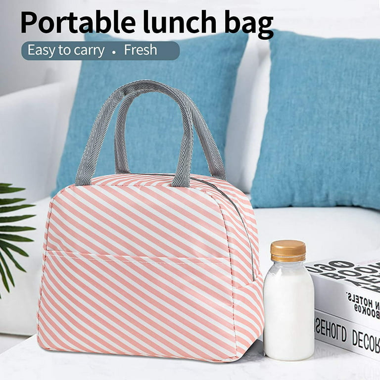 Portable Insulated Lunch Bag Totes Cooler Lunch Box Bag for Women