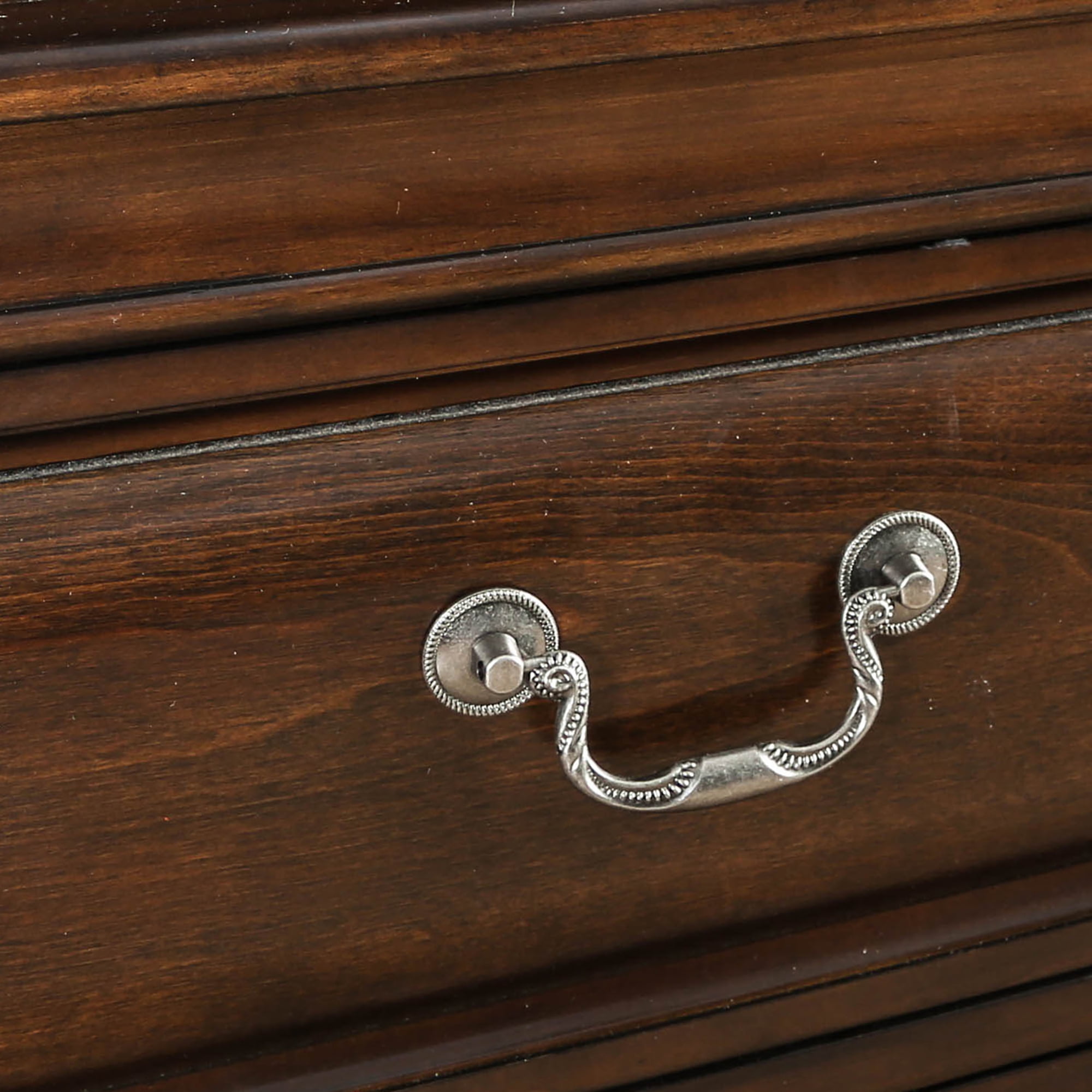 Furniture of America Allston 5-Drawer Wood Brown Cherry Chest