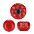 thumbnail image 6 of Tomato Shaped Mechanical 60 Minutes Countdown Timer Kitchen Baking Helper Red, 6 of 7