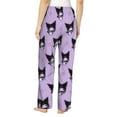 thumbnail image 3 of Kuromi Women's Pajama Pants Ultra Soft Comfy Sleep Lounge Pants Cartoon Print Lightweight Casual Bottoms Loungewear, 3 of 8