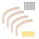 thumbnail image 2 of Colgador de Plantas, Jardineras de Pared para Plantas de Interior, Ganchos de Madera para Plantas Colgantes Montados en la Pared, Ganchos de Cesta para Linternas, 4 Piezas, 2 of 9