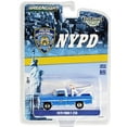 thumbnail image 3 of New York City Police Department 1979 Ford  F-250 Tow Truck with Drop-In Tow Hook, Blue and White - Greenlight 30224/48 - 1/64 scale Diecast Model Toy Car, 3 of 3