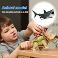 thumbnail image 2 of POINTERTECK Simulation Mouth Movable Prehistoric Marine Animal Toys Large Megalodon, 2 of 10