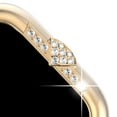 thumbnail image 3 of Allytechgroup for iWatch Series 10 42mm Case with Tempered Glass Screen Protector, Support Wireless Charging Crystal Diamond Rhinestone Sparkling Full Protective Cover for Women Girls, Gold, 3 of 5
