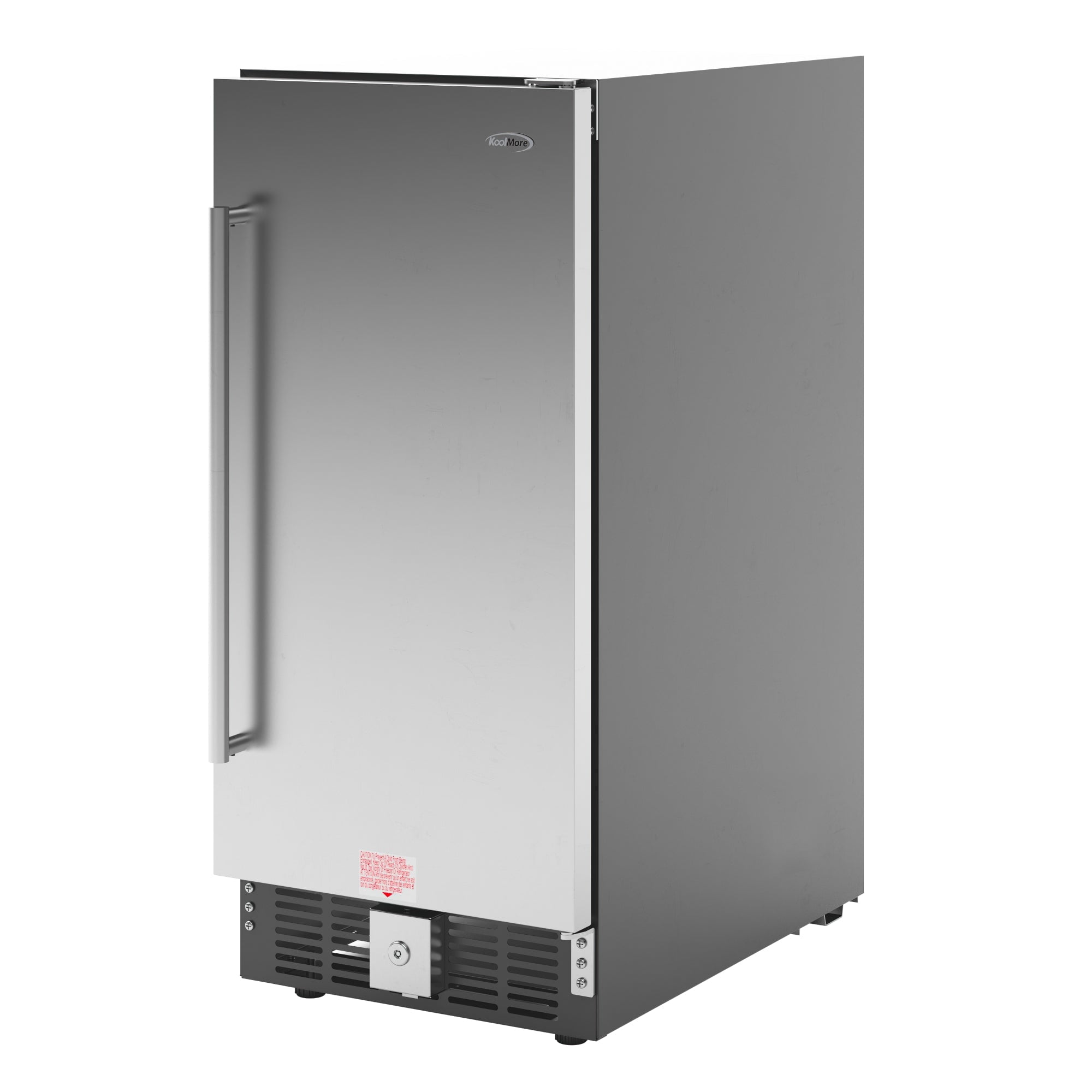 15 in. Small Stainless Steel Built-In Refrigerator and Beverage Cooler, 3 cu. ft. - KM-BIR3C-SS.