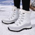 thumbnail image 4 of Botines Tobillo Botas Nieve Invierno Mujer Con Cordones para Interior Al Aire Libre, 4 of 9