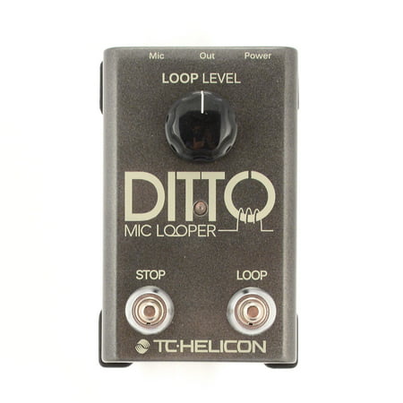 TC-Helicon Ditto Mic Looper Pedal for Vocals and Mic'ed (Best Vocal Effects Pedal Review)