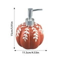 thumbnail image 5 of Halloween Pumpkin Ceramic Soap Dispenser - Refillable, Fall-Themed for Bathroom & Kitchen, Home Decor, 5 of 6