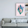 thumbnail image 3 of Trademark Fine Art 'Tropical Leaves Flamingo' Canvas Art by Robert Farka, 3 of 3