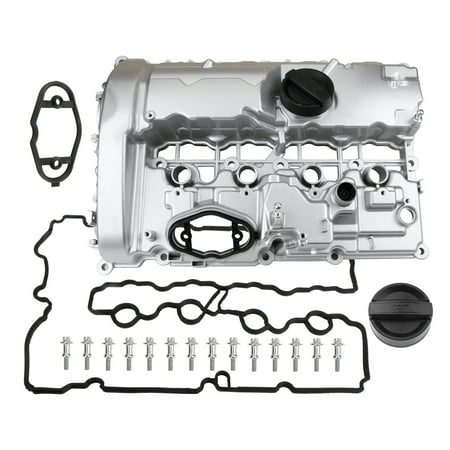 MITZONE Upgrade Performance All Aluminum B46 Valve Cover Compatible with 2016-2021 BMW 330e 330i 230i 430i 430i xDrive 530e 530i 740e xDrive X1 X2 X4 Cooper S 2.0L Turbo Replace 11127611278