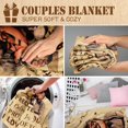 thumbnail image 6 of Wedding Anniversary Engagement Gifts for Her Couples Blanket, Couple Gifts, Anniversary Birthday Gifts for Women Men Husband Boyfriend Girlfriend, I Love You Romantic Gifts for Him Her Blanket, 6 of 7