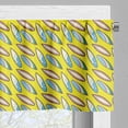 thumbnail image 5 of Ambesonne Surfboard Valance & Curtain, Summertime Hobby, 55"x45", Yellow Pink Blue, 5 of 6