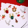 thumbnail image 4 of LNGOOR 10Pcs Christmas Nail Manicure Rhinestone Xmas Cartoon Design Elk Bells Christmas Tree Alloy Rhinestones Nail Accessories, 4 of 7