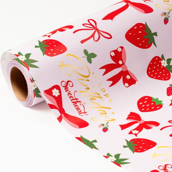 MAYPLUSS strawberry Wrapping Paper