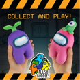 thumbnail image 2 of Among Us Plush 5 inch Plushies - 6 Pack, 2 of 7