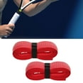thumbnail image 4 of Tennis Racquet Overgrips, Polyurethane Nitrogen Fiber Tennis Racket Grip Tape Anti Slip Sweat Absorbing 2 PCS  For Sports Red,Blue,Pink,Yellow,Orange, 4 of 8