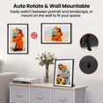 thumbnail image 4 of RCA 10.1&rdquo; WiFi Digital Picture Frame, Electronic Photo Frames 32GB Storage, HD IPS Touch Screen WiFi Frame/Auto Rotate/Wall Mounted, Easy Setup, 4 of 9