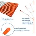 thumbnail image 6 of 48" Inch Snow Stakes Driveway Markers Poles Snow Plow Stakes Fiberglass 5/16 Inch Diameter Orange with 9.8" Reflective Tape Fit for Driveway Mark Snow Plow Parking Lots 50pcs, 6 of 8