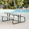 thumbnail image 3 of Lifetime 6 ft. Classic Folding Polyethylene Picnic Table, Gray (260265), 3 of 18
