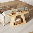 thumbnail image 4 of Yiwa 55" Wood Sofa Table, Farmhouse 2-Tier Narrow Console for Behind Couch or Entrance Hall, 4 of 7
