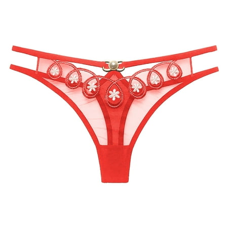 

Women s Panties Red Lace Panty One Size 1 Pack