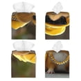 thumbnail image 2 of Picia Heavy Metal Style Guinea Pig Pattern Tissue Box Cover,PVC Leather Square Holder,Tissue Box Holder with Magnetic Bottom,Facial Paper Organizer Dispenser-5.2"X5.2"X5.2", 2 of 8