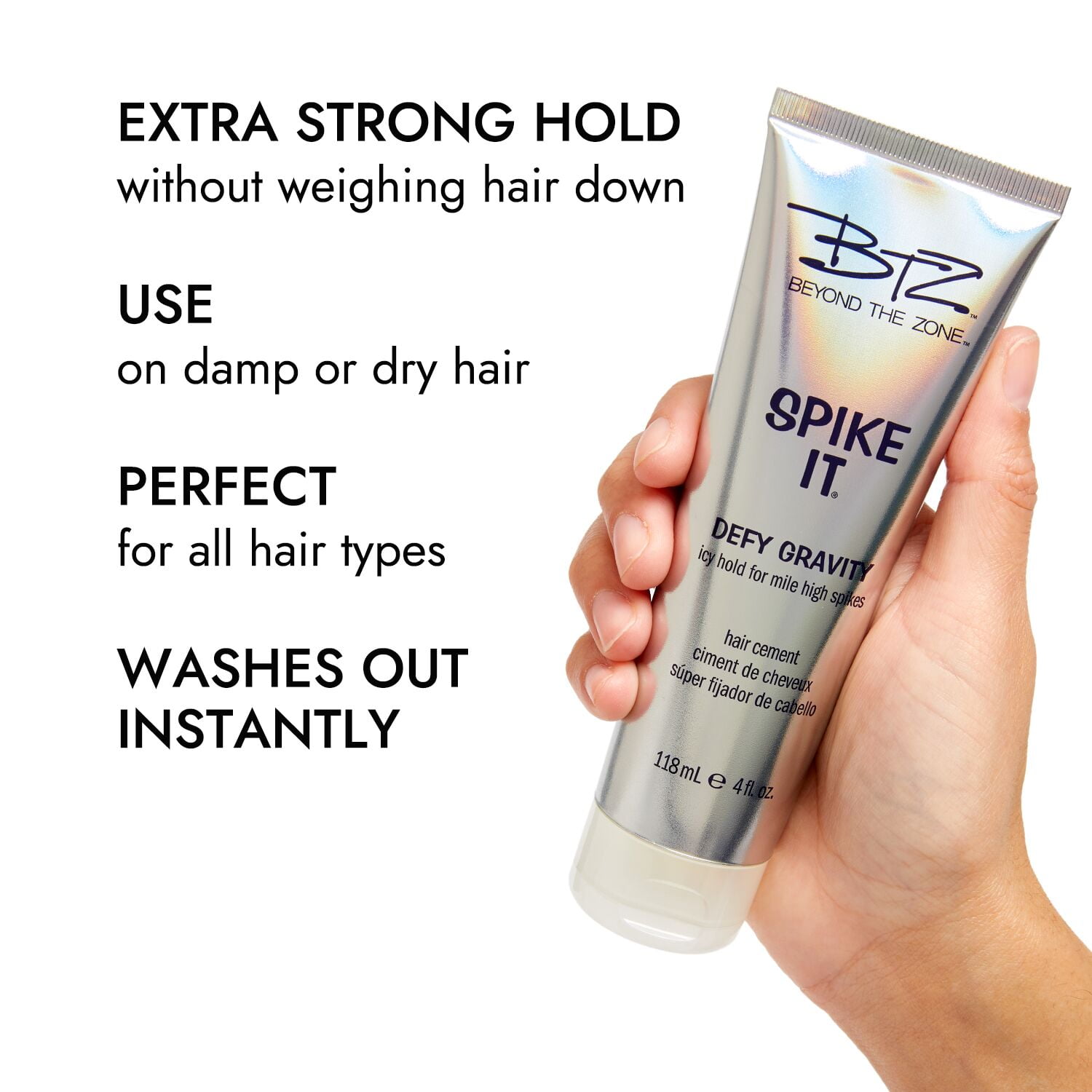 Beyond The Zone Spike It Hair Cement, Strong-Hold Styling Beyond The Zone Spike It Hair Cement, Strong-Hold Styling