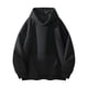 thumbnail image 2 of pstuiky camisas de manga larga para hombre, Sudadera deportiva con bolsillo y manga larga de color liso para hombre, estilo moderno, con cuello alto top de hombre l, 2 of 9