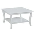thumbnail image 1 of Convenience Concepts Table Basse Carrée American Heritage en Finition Bois Blanc, 1 of 5