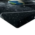 thumbnail image 2 of Ambesonne Outer Space Fitted Sheet 2 Pcs Set, Solar System Planets, California King, Multicolor, 2 of 3