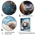 thumbnail image 3 of Designart "Abstract Dynamic Bear" Animals Bear Floater Framed Canvas Prints, 3 of 5